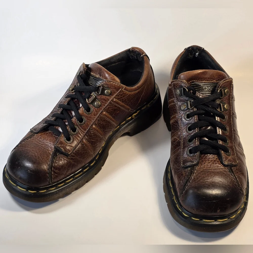 Dr. Martens Brown Leather Chukka Boots